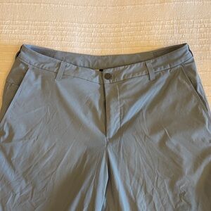 lululemon athletica light gray stretch pants 36x32